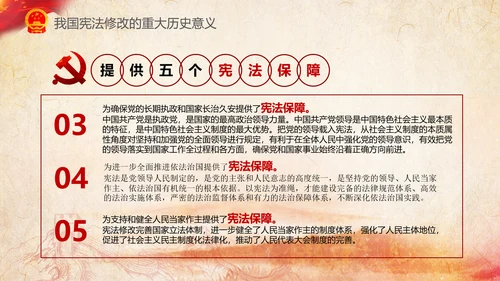 国家宪法日学习新宪法修正案宣誓誓词PPT