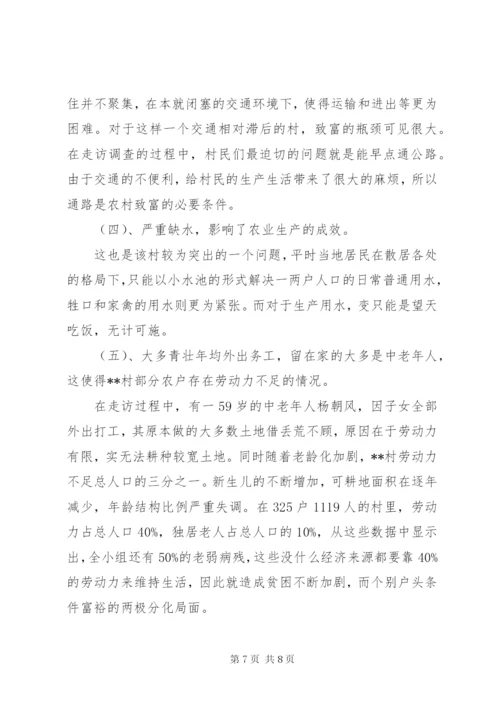 单位驻村调研报告.docx