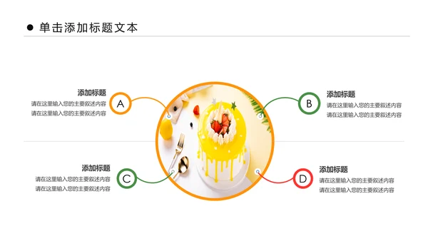 甜品蛋糕美食甜点下午茶动态PPT模板