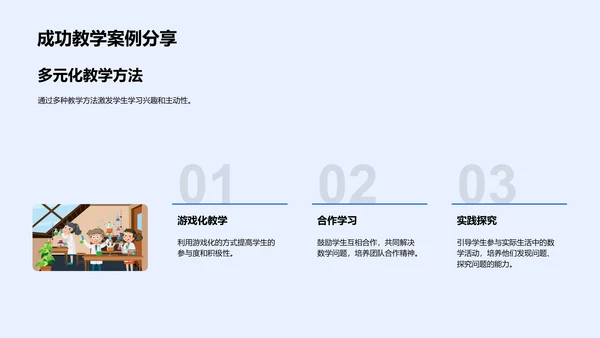 二年级数学教育改进PPT模板