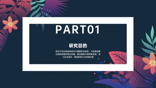 植物与污染研究漂亮的叶子通用PPT模板