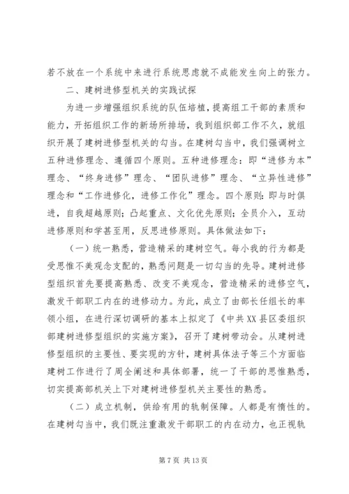 学习型组织理论与实践体会.docx