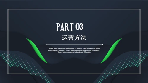 商业BP创业融资计划书通用PPT模板