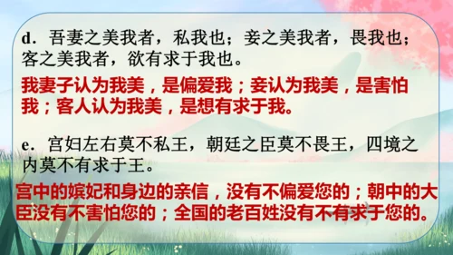 21《邹忌讽齐王纳谏》课件