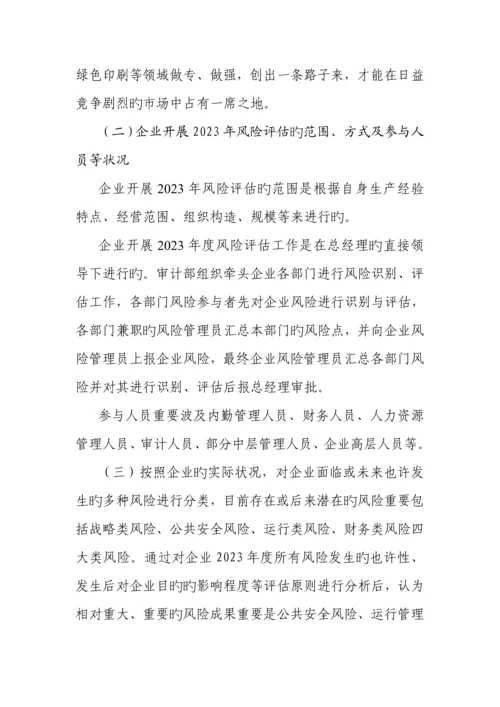 公司全面风险管理报告.docx