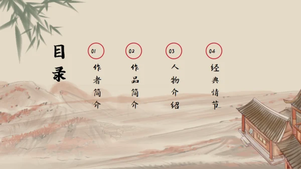 古典名著《三国演义》导读通用PPT模板