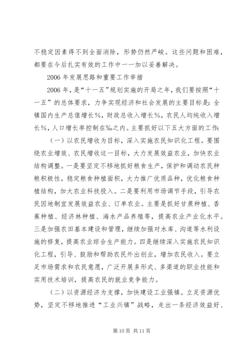 乡镇政府工作总结.docx