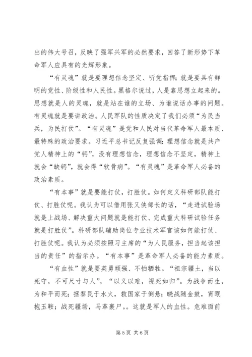 军人的样子演讲稿 (5).docx