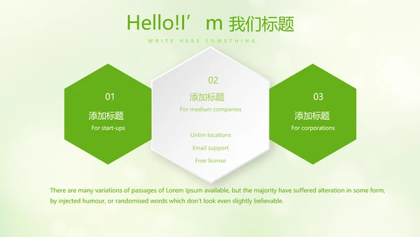 绿色小清新美容护肤宣传动态PPT
