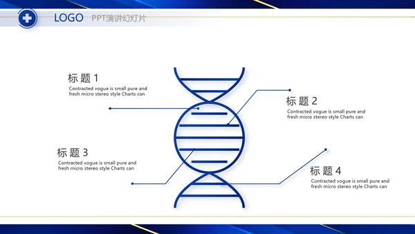 蓝色大气医疗器械工作总结汇报动态PPT模板