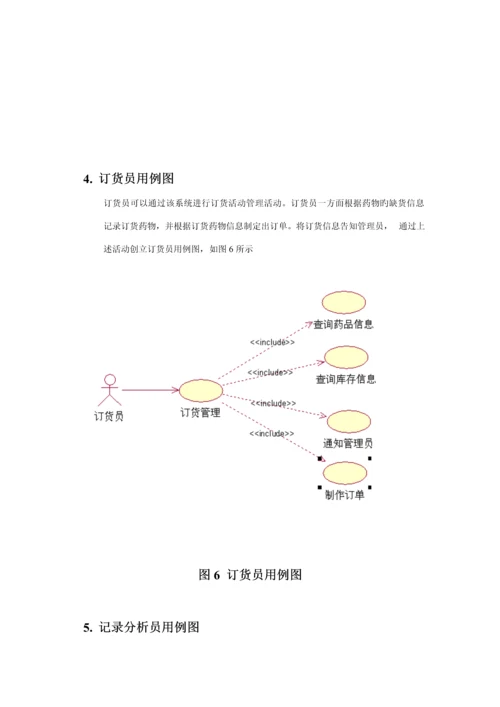 UML建模医院药品基础管理系统.docx