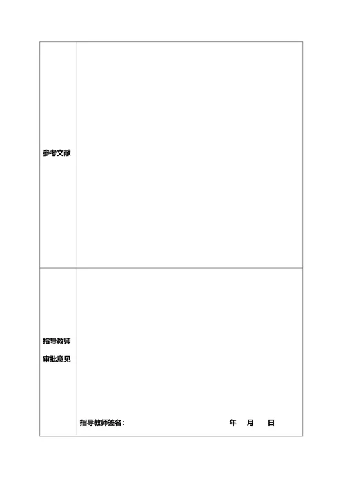 大学本科论文开题报告通用模板