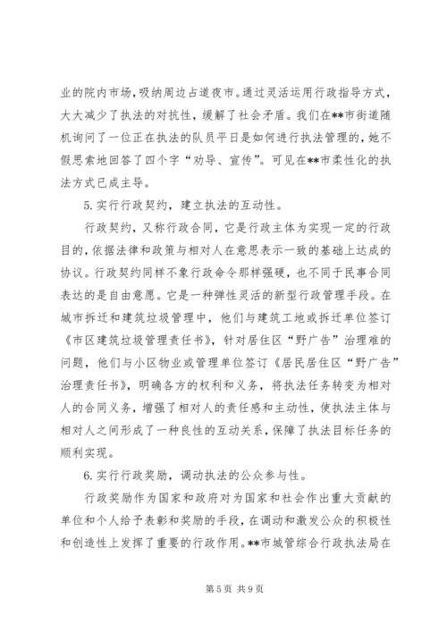 城管执法局执法工作调研报告 (2).docx