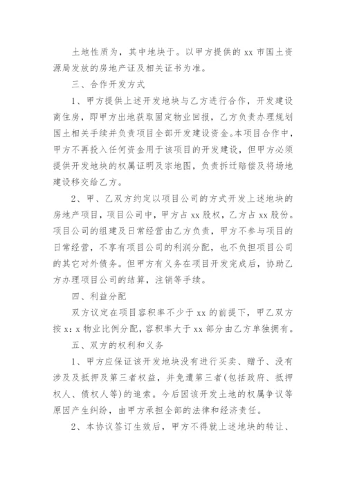 开发项目合作协议书.docx