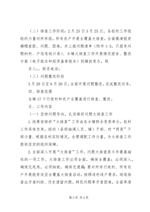 脱贫攻全覆盖问题大排查方案.docx