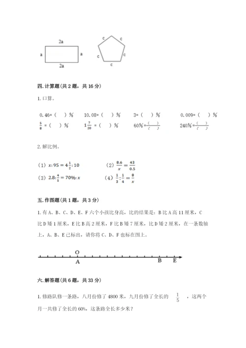 六年级下册数学期末测试卷附完整答案（网校专用）.docx