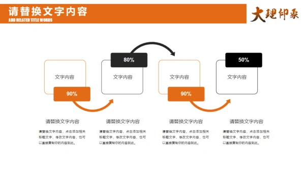 云南大理印象通用PPT模板