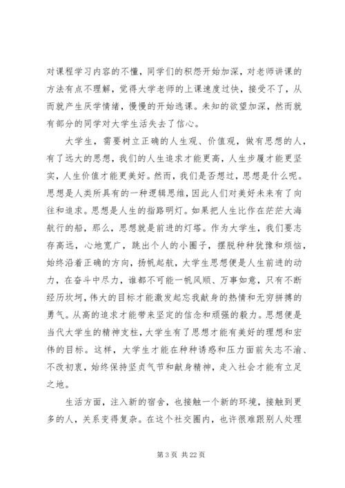 大学梦思想汇报.docx