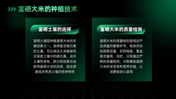 绿色科技风科技富硒大米新品发布会
