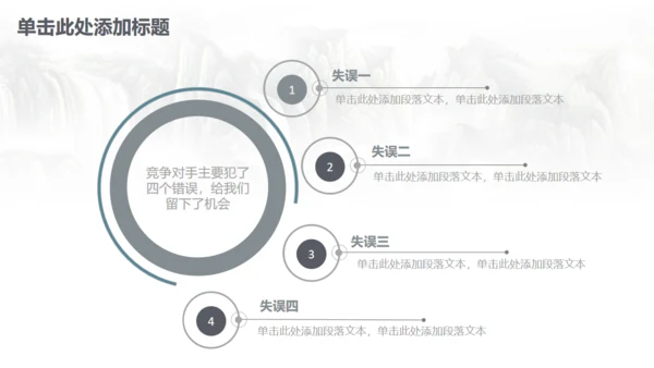 古筝中国风山水画商务大气通用PPT模板