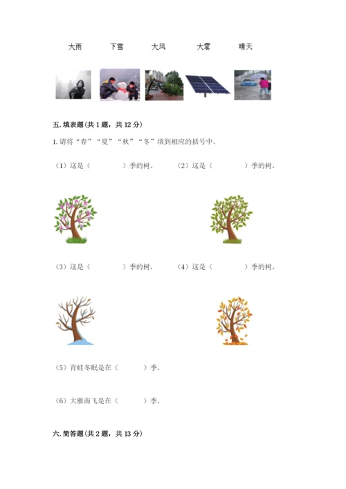 教科版二年级上册科学期末测试卷精品【必刷】.docx
