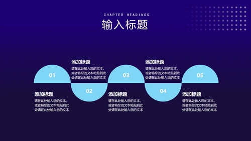 科技风渐变圆环智能产品发布会PPT模板