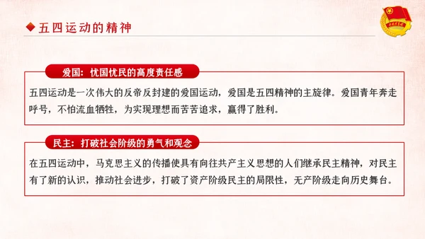 弘扬五四精神做新时代合格共青团员PPT模板
