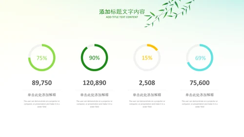 绿色小清新植树节植树造林环保PPT模板