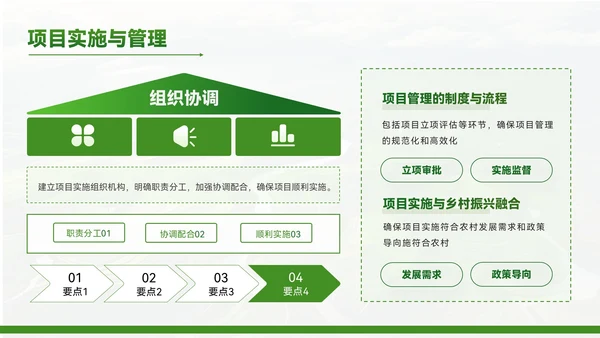 绿色质感风农业项目赋能乡村振兴PPT模板