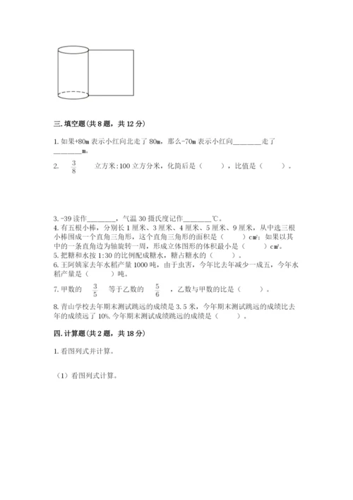 北师大版六年级下册数学期末测试卷及参考答案【轻巧夺冠】.docx