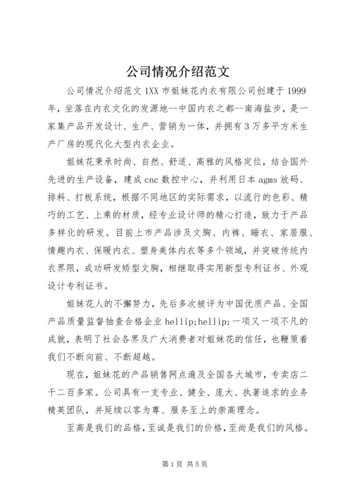 公司情况介绍范文.docx