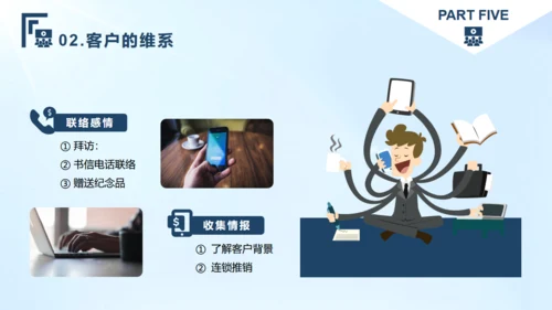客户管理技巧，企业培训通用PPT模板