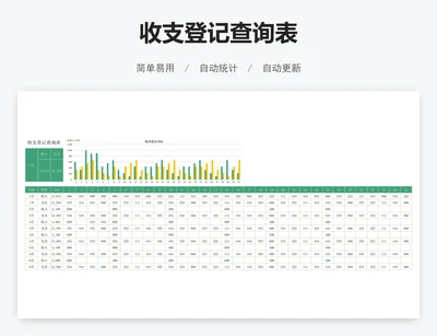 收支登记查询表