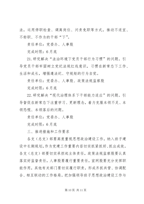 党委领导班子思想政治建设实施方案.docx