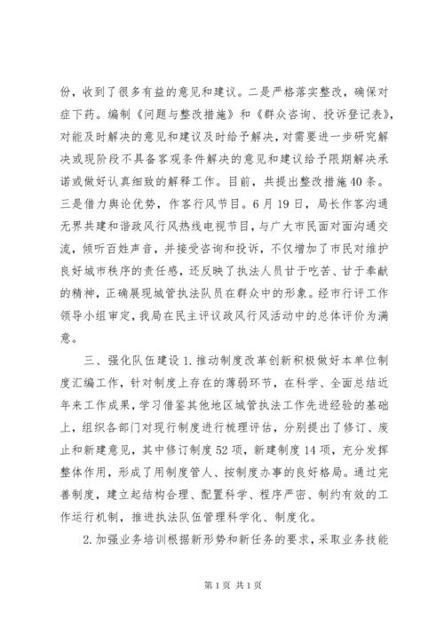 城管执法局工作总结.docx