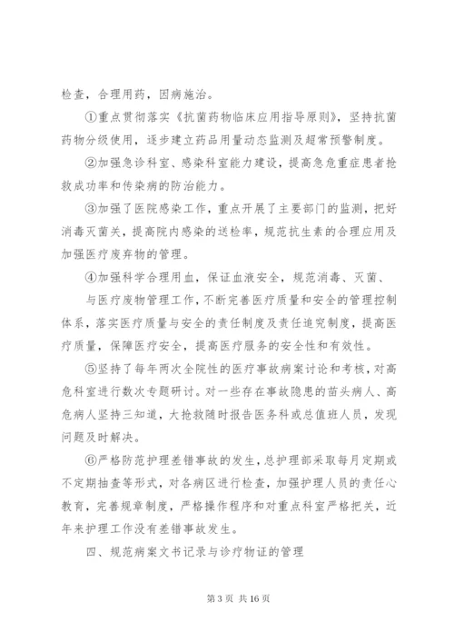 医院依法执业情况自查报告.docx