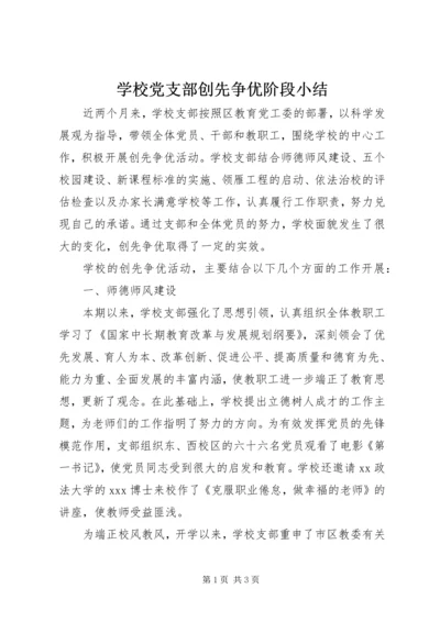 学校党支部创先争优阶段小结 (2).docx