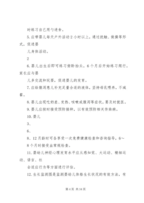 妇幼保健健康教育基本信息 (2).docx