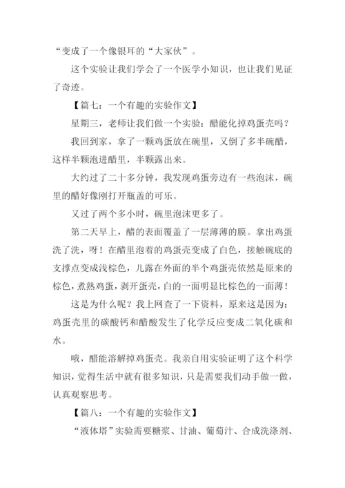 一个有趣的实验作文.docx
