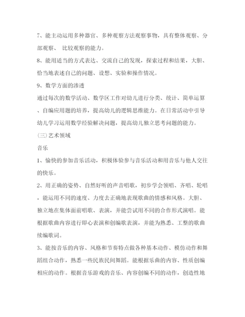 精编之大班下学期教学计划范文.docx