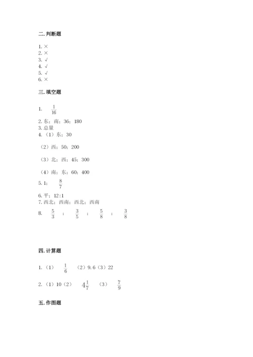 六年级数学上册期末考试卷及完整答案【有一套】.docx