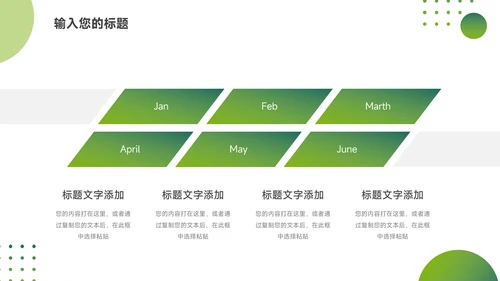 绿色简约大气企业文化培训PPT模板