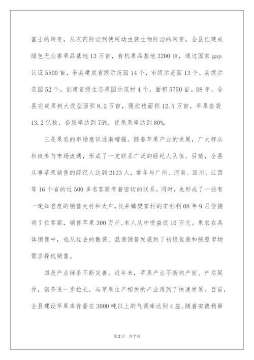 2022苹果产业发展调研报告.docx