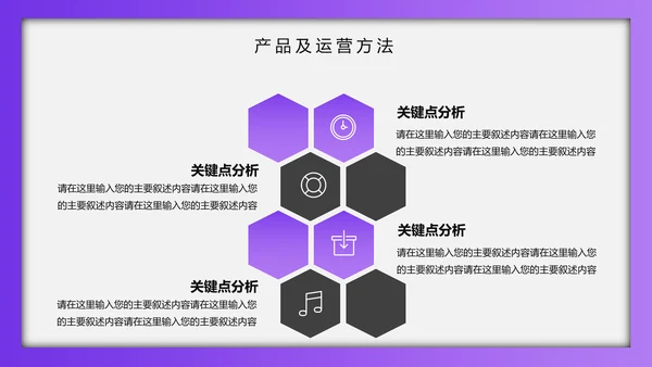 紫色渐变质感通用PPT商业计划书