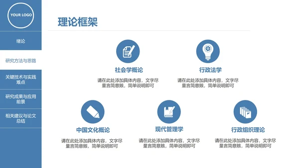 本科硕士毕业论文答辩PPT模板
