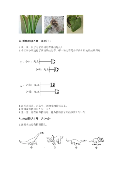 教科版一年级上册科学期末测试卷附参考答案（考试直接用）.docx