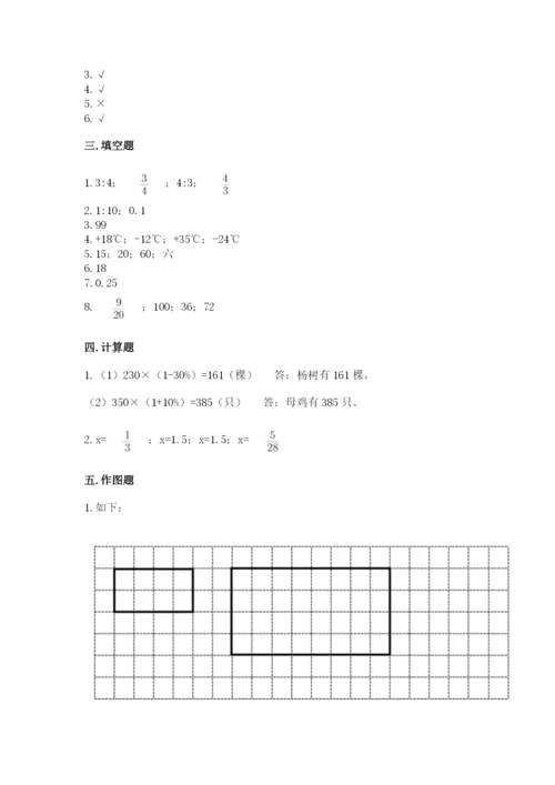 北京市崇文区六年级下册数学期末测试卷完整版.docx
