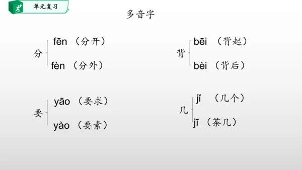 部编一年级语文下册第七单元知识清单