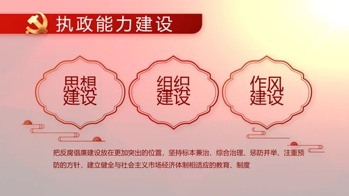 红色党支部工作总结汇报动态PPT党课