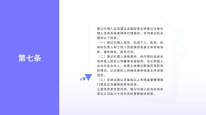 全文学习《经营主体登记申请及代理行为管理办法》2025年9月15日公布实施PPT课件